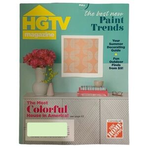 HGTV Magazine July August 2024 Paint Trends The Most Colorful House In America